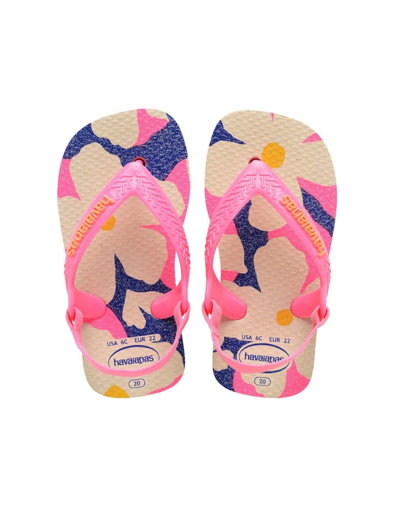Baby Mini Me Flip Flops - Pink