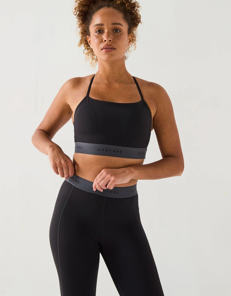 Women's Training Low Impact Sports Bra - Gunmetal