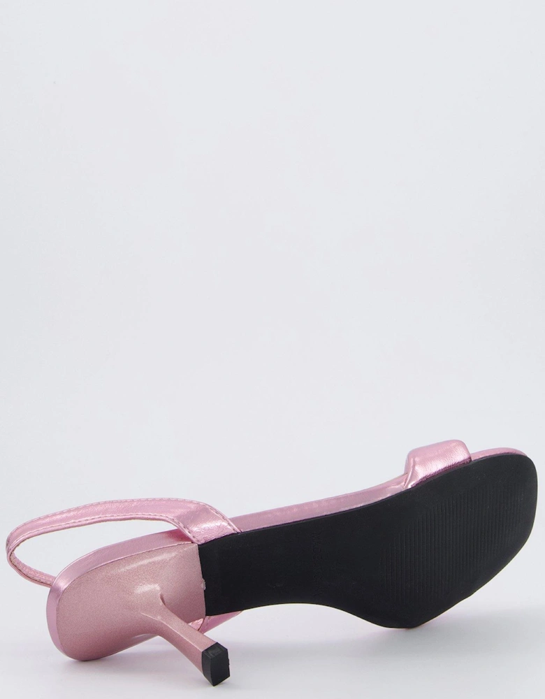 Dorenna Sandals - Heel - Pink