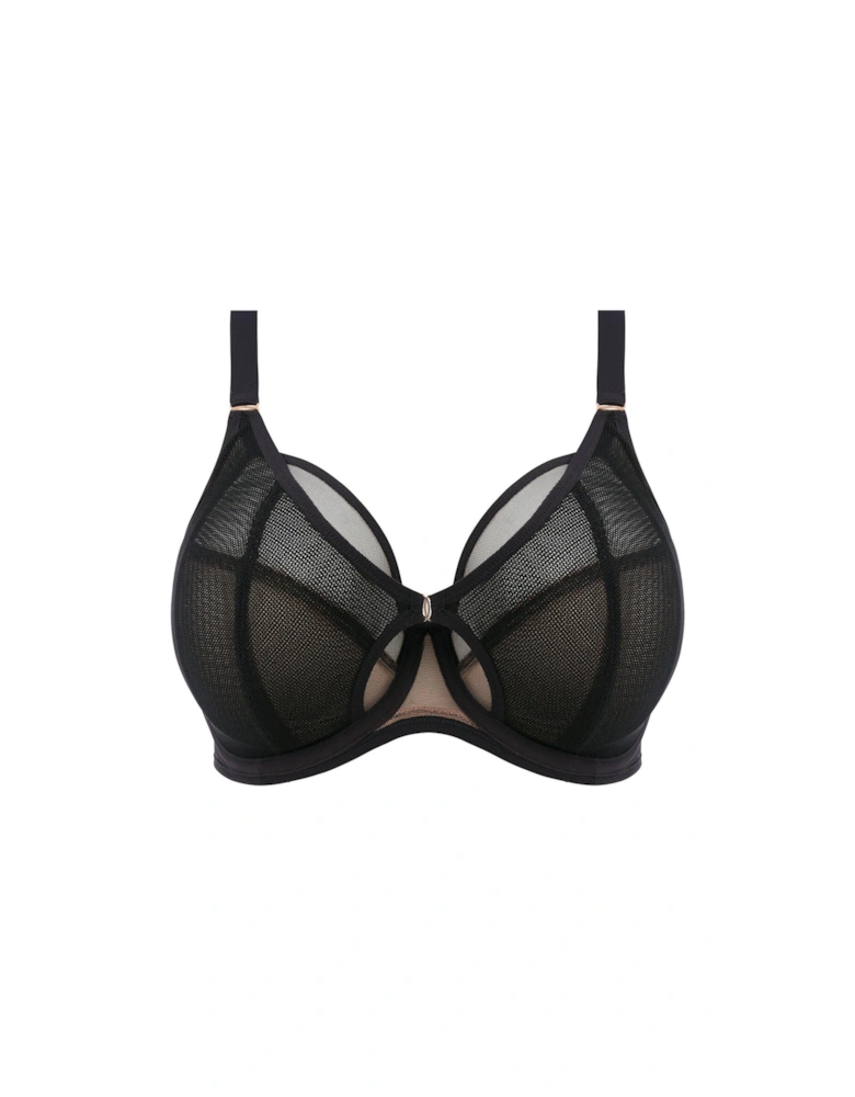 Kintai Underwired Plunge Bra - Black