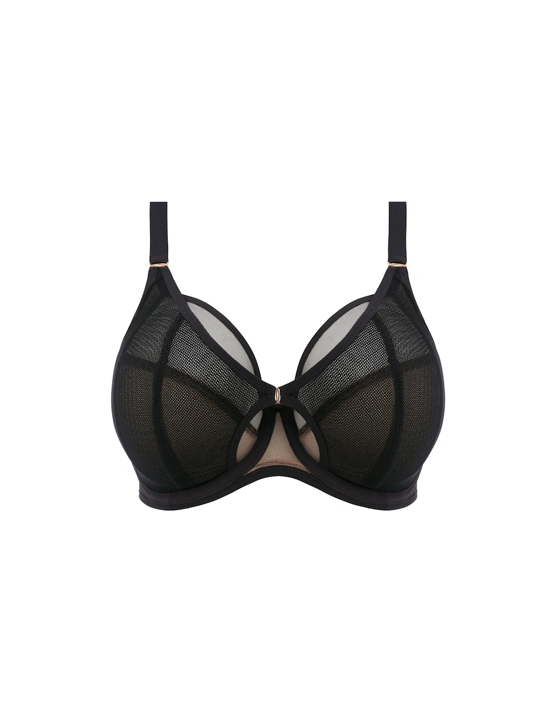 Kintai Underwired Plunge Bra - Black