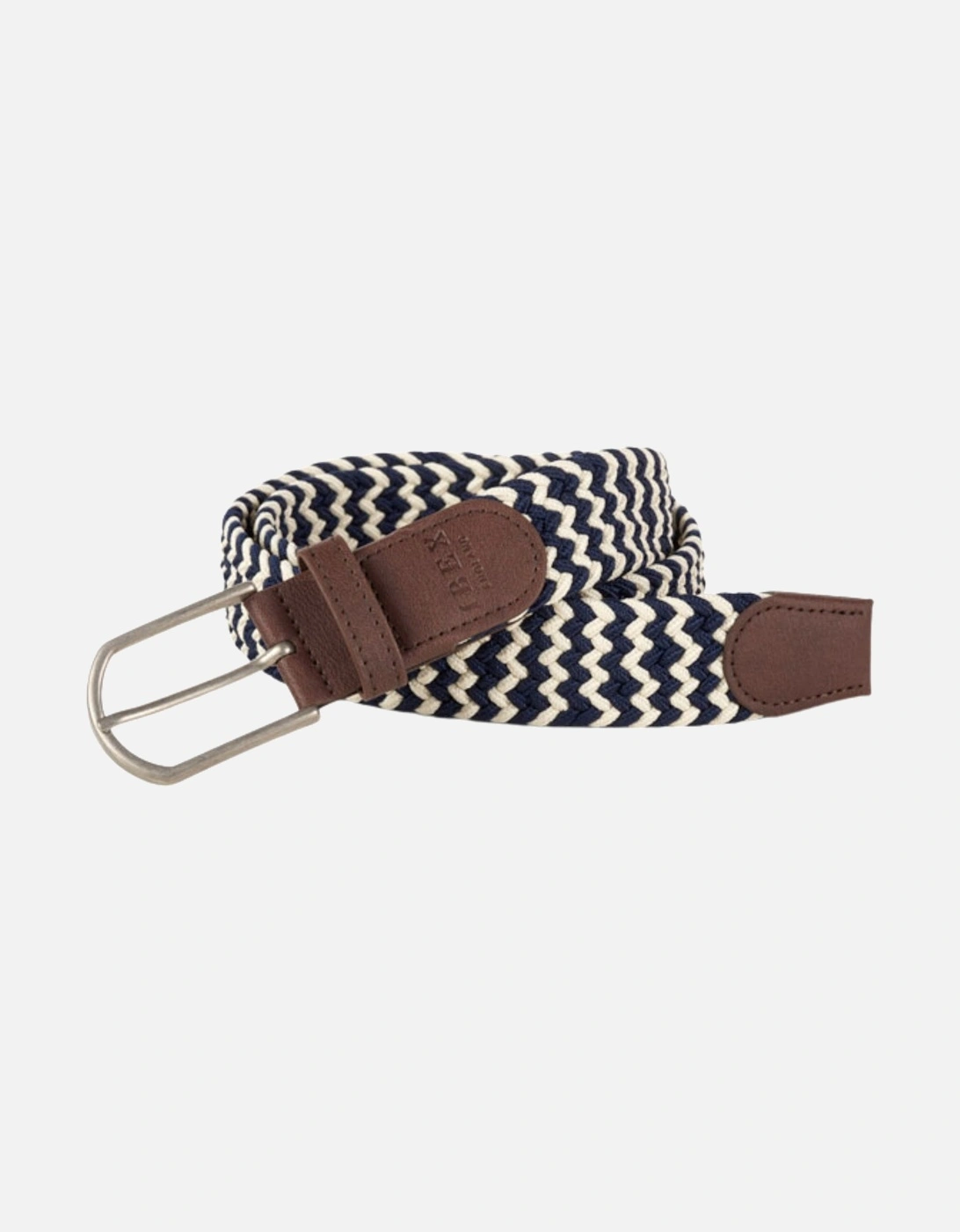 IBEX Repreve Eco Friendly Stretch Belt 9203 - Beige/Navy, 2 of 1