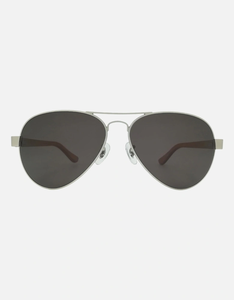 Bailey Beech Aviator Sunglasses in Silver