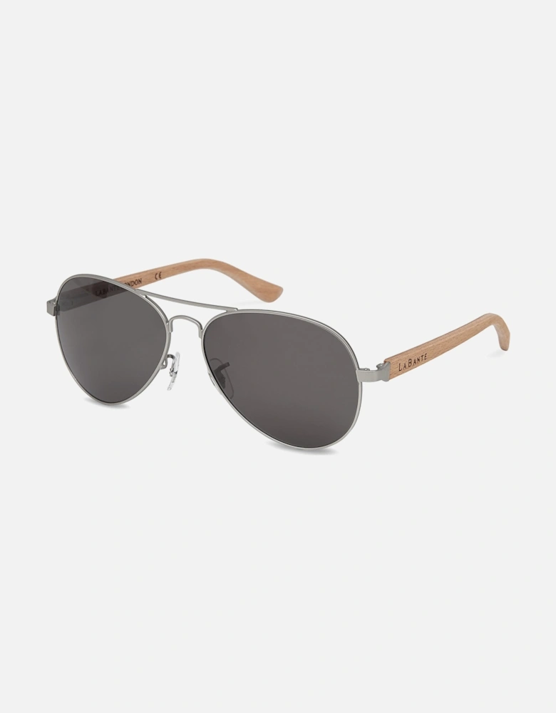 Bailey Beech Aviator Sunglasses in Silver