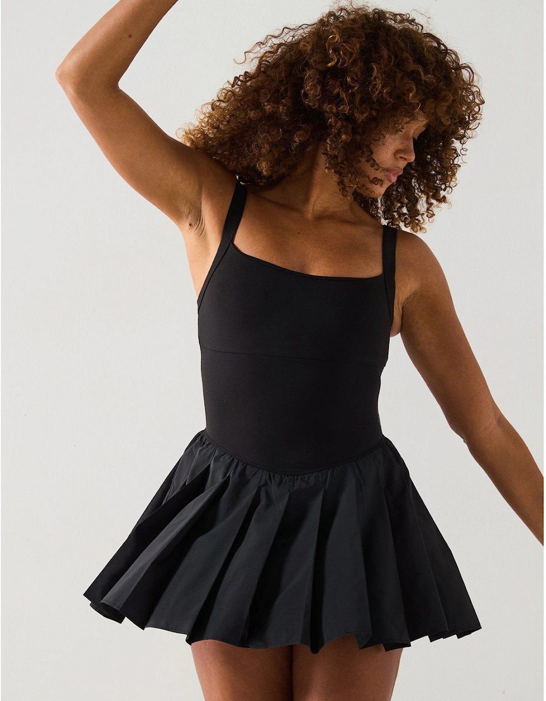 Womens Training Swing Of Things Dress - Black, 2 of 1