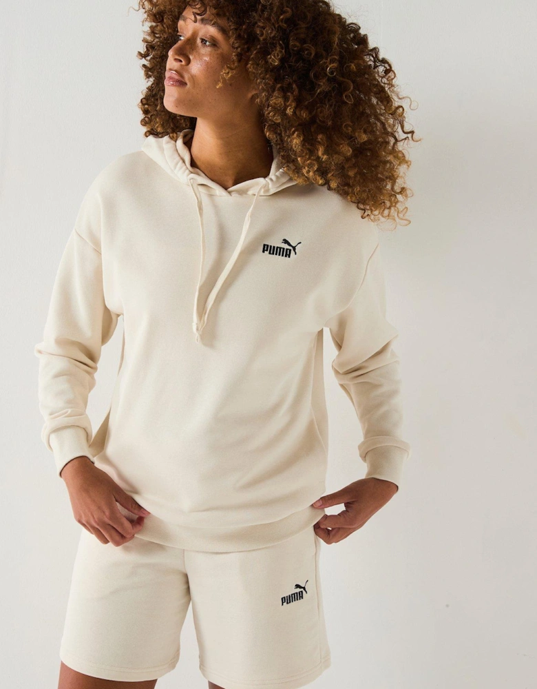 Womens Short Hooded Sweat Suit 7 - Grey - Beige