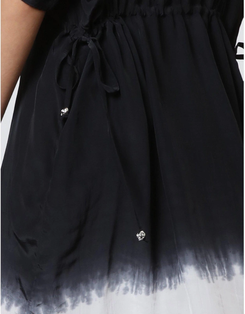 Tunic Shirt Dress - Black