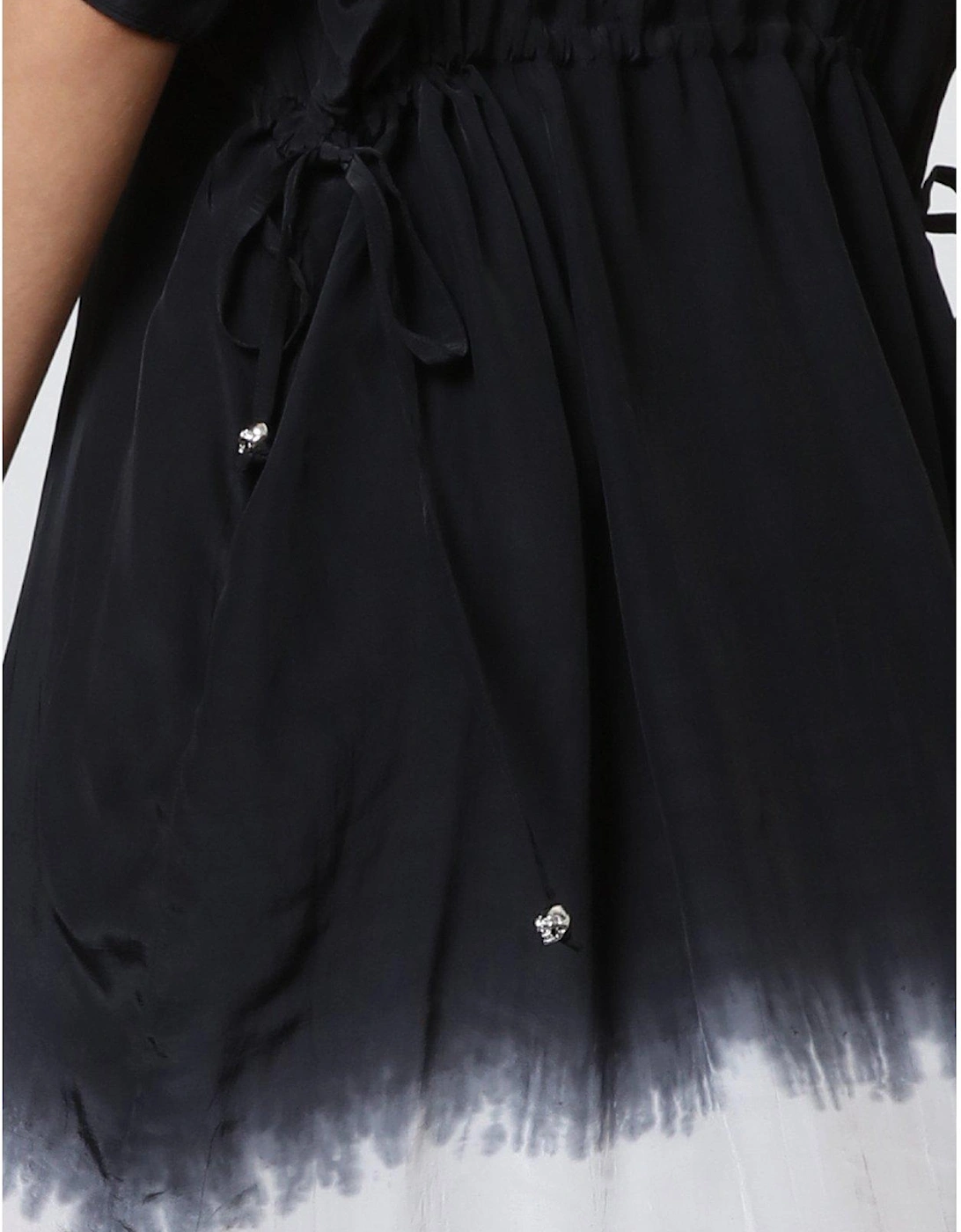 Tunic Shirt Dress - Black