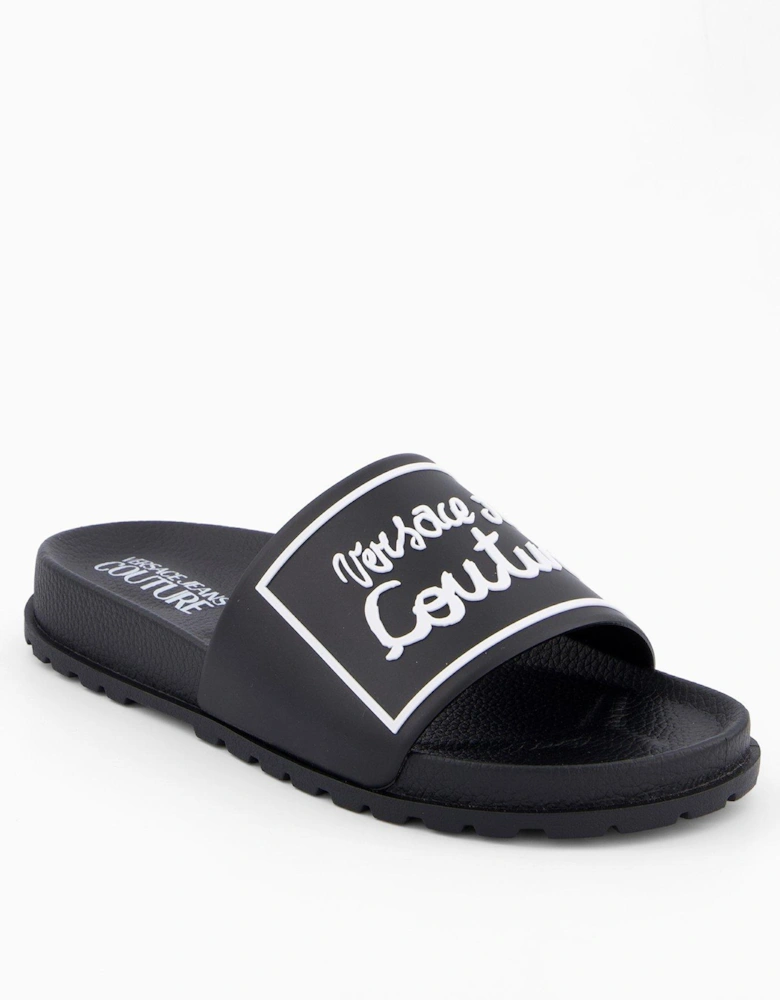 Script Logo Slider - Black