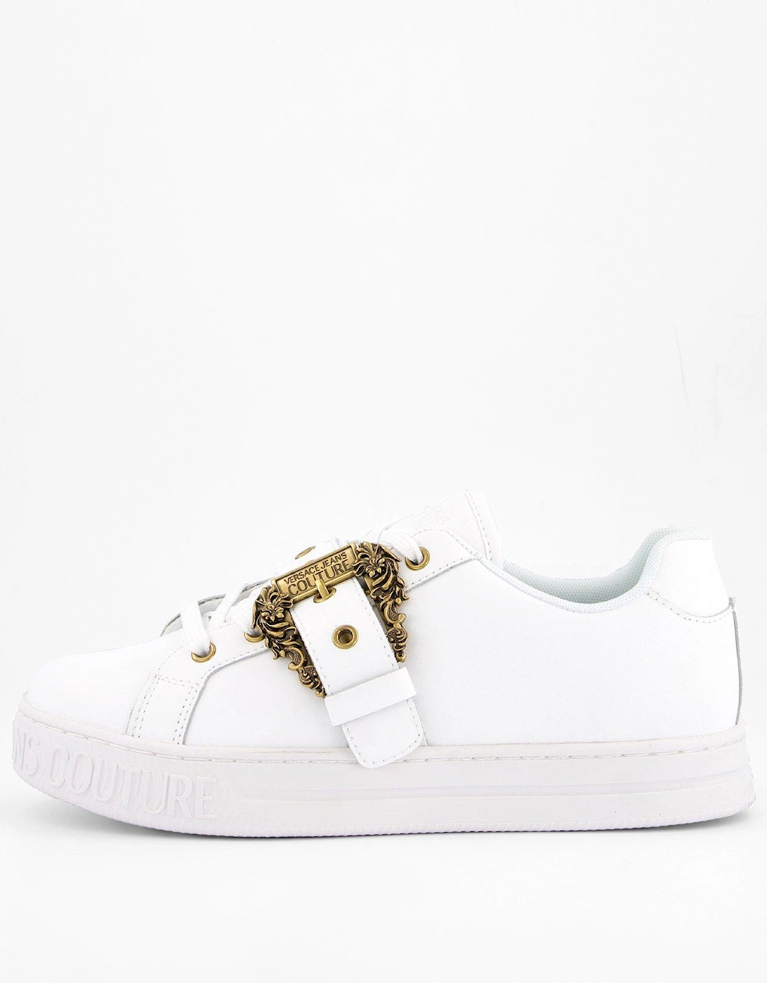 Buckle Detail Sneakers - White, 2 of 1