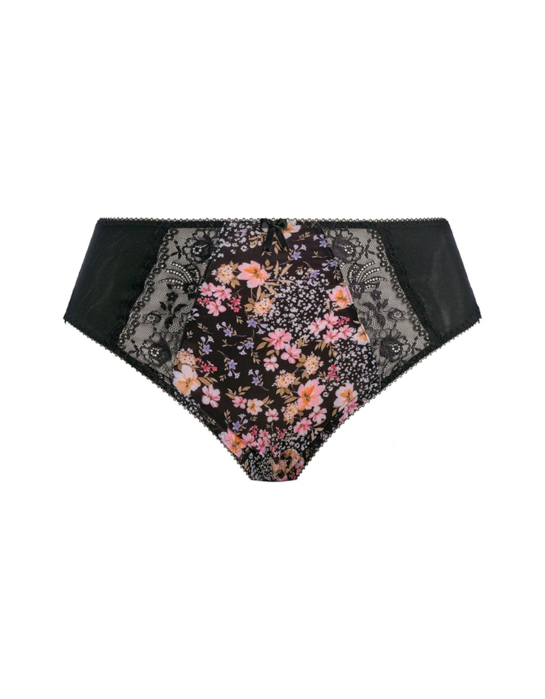 Morgan Floral Brief - Black