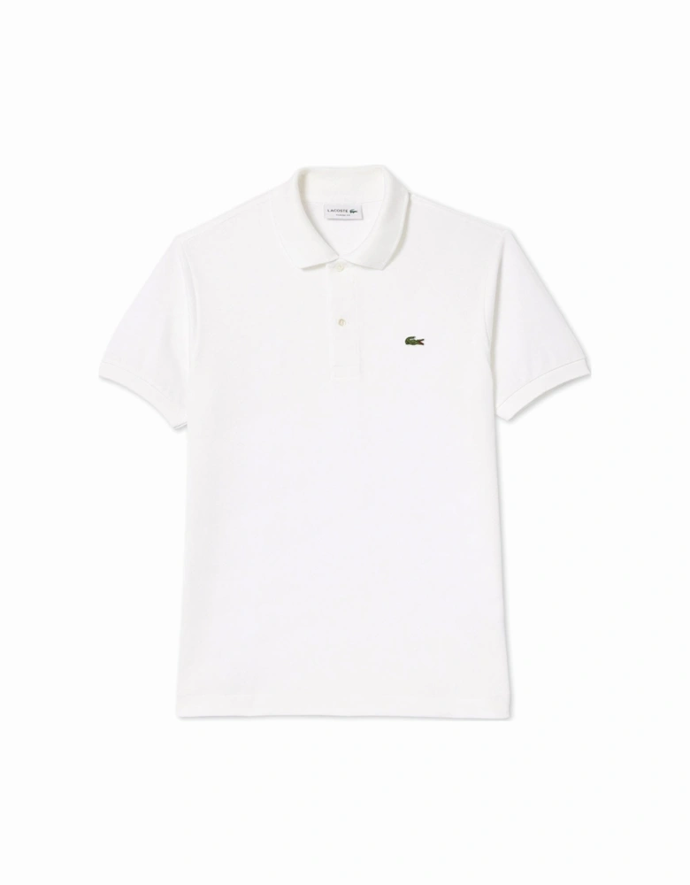 Men's White L1212 Classic Polo T-Shirt