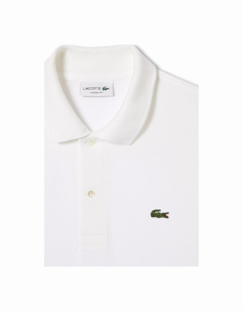 Men's White L1212 Classic Polo T-Shirt