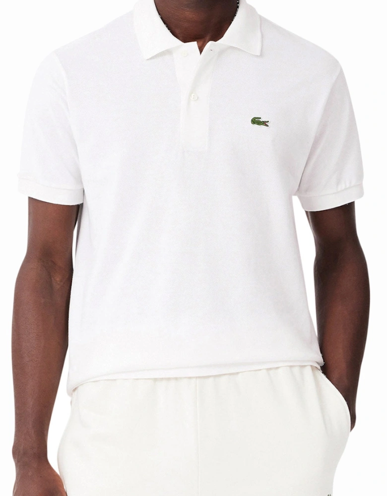 Men's White L1212 Classic Polo T-Shirt