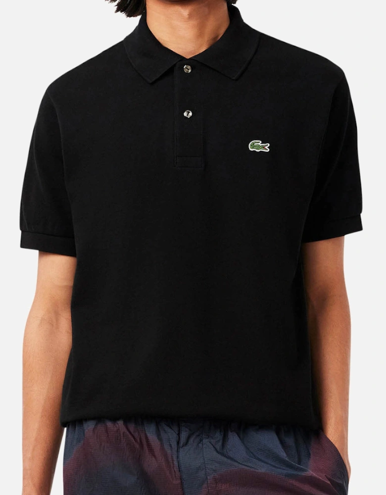 Men's Black L1212 Classic Polo T-Shirt
