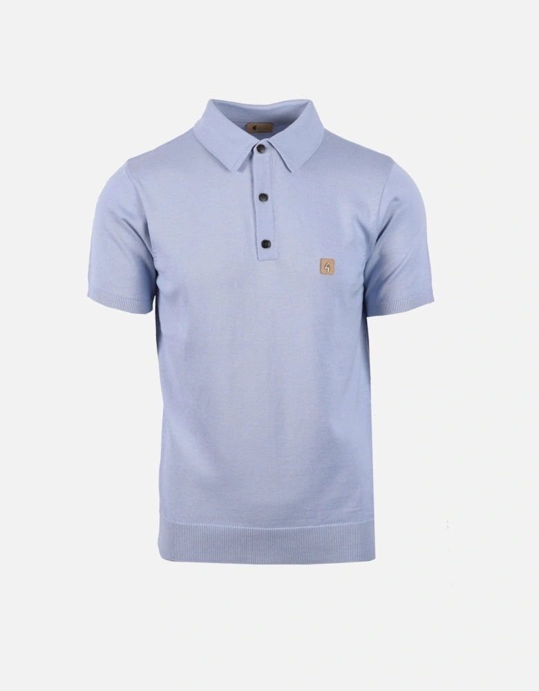 Vintage Jackson Knitted Polo Shirt Dusk