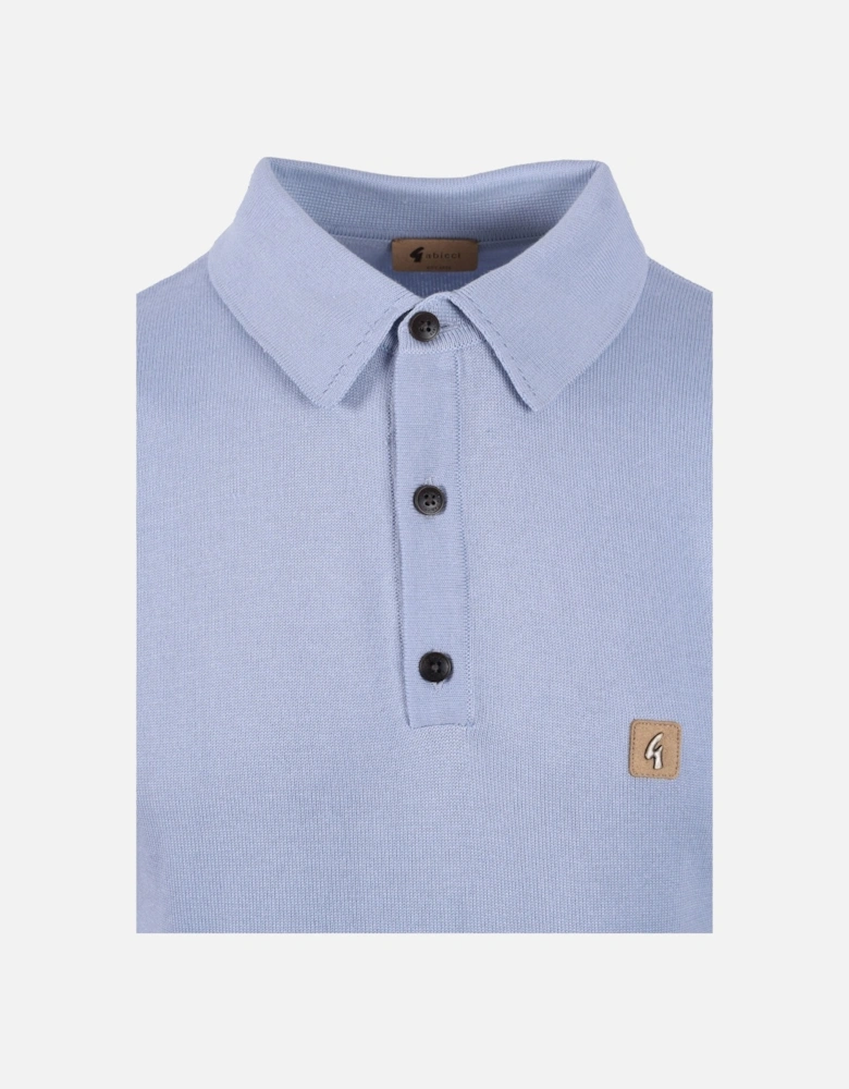 Vintage Jackson Knitted Polo Shirt Dusk