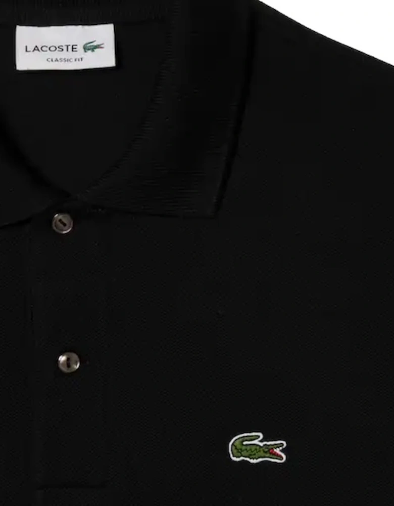 Black Classic Fit L.12.12 Original Polo Shirt
