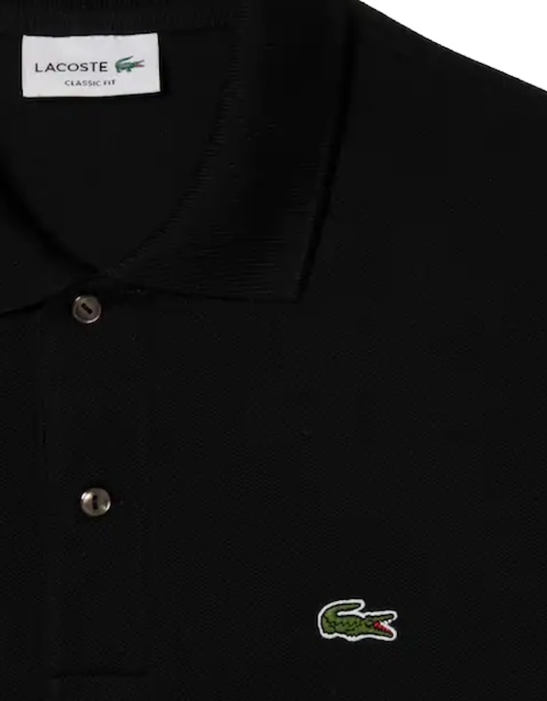 Black Classic Fit L.12.12 Original Polo Shirt
