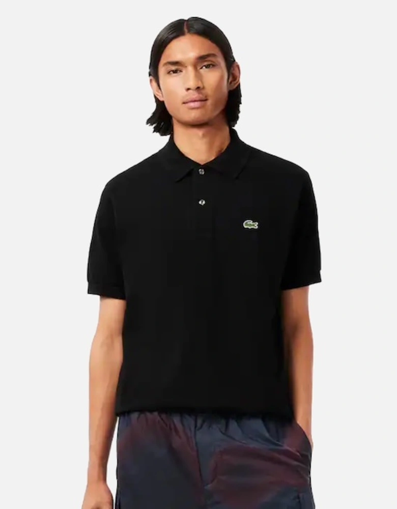 Black Classic Fit L.12.12 Original Polo Shirt