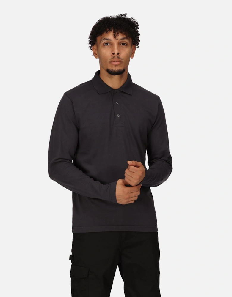 Professional Mens Pro 65/35 Long Sleeve Polo Shirt
