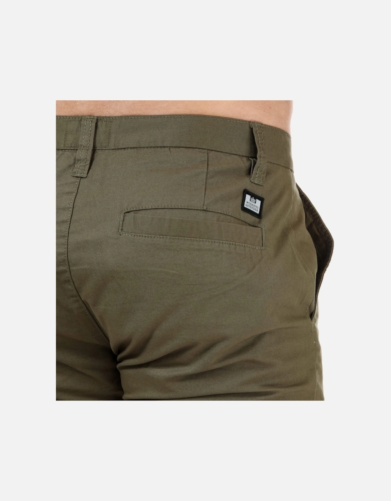 Mens Dillenger Cotton Twill Chino Shorts