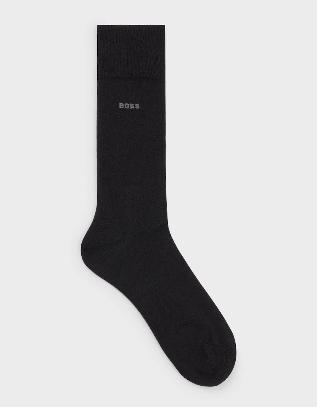 BOSS Orange Marc Mens Regular-Length Logo Socks in Combed Stretch Cotton, 4 of 3