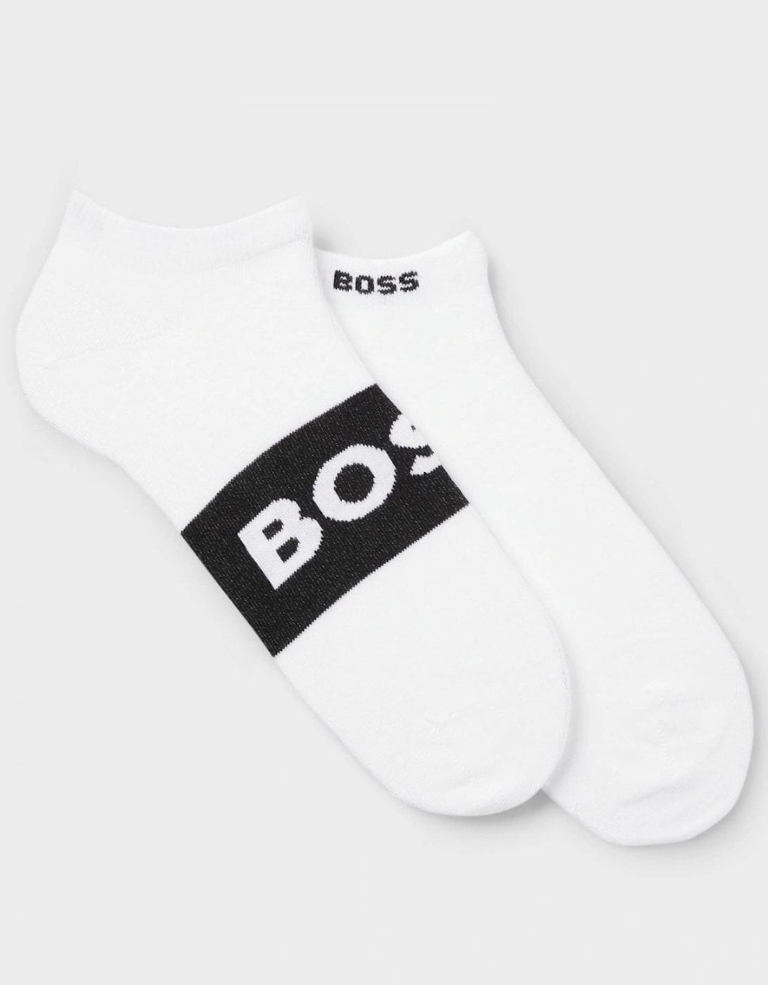 BOSS Orange 2-Pack Mens Ankle-Length Socks in Stretch Fabric, 4 of 3
