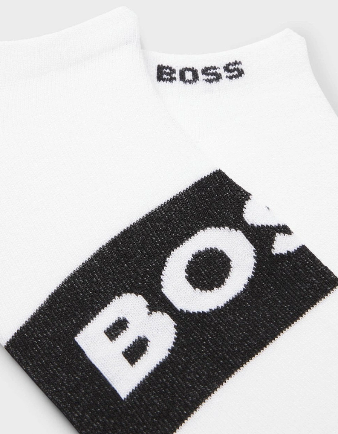 BOSS Orange 2-Pack Mens Ankle-Length Socks in Stretch Fabric