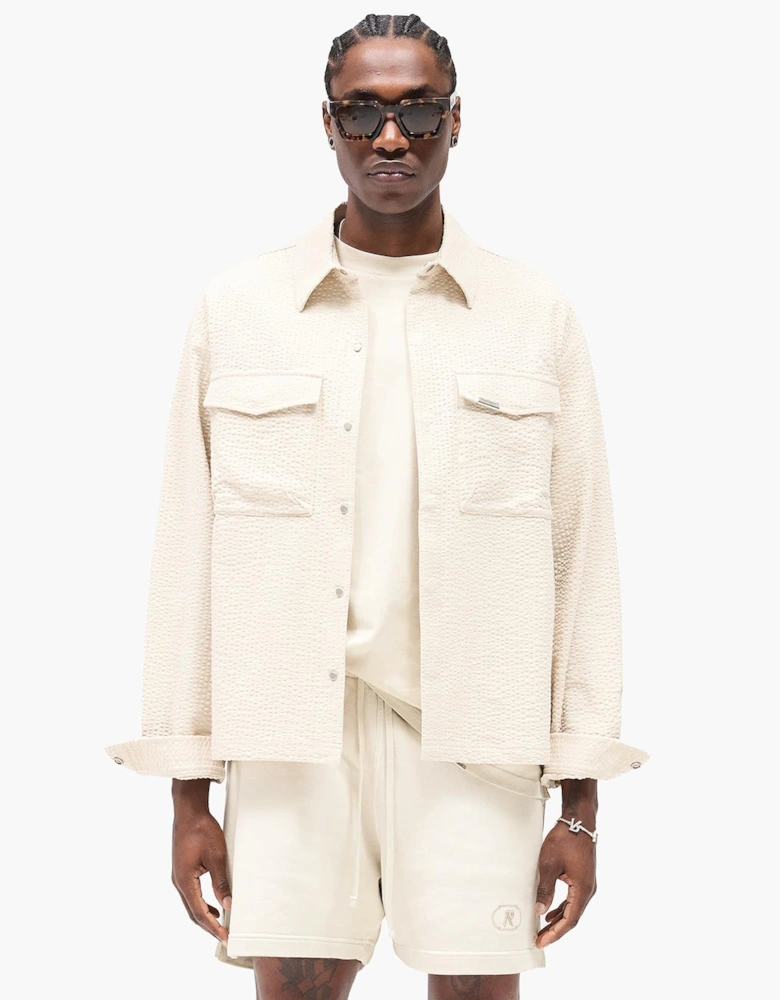 Textured Long Sleeve Shirt