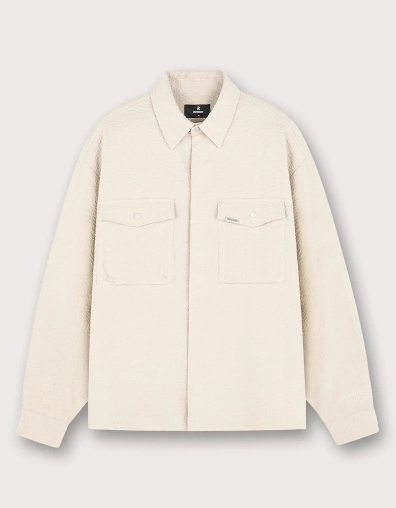 Textured Long Sleeve Shirt