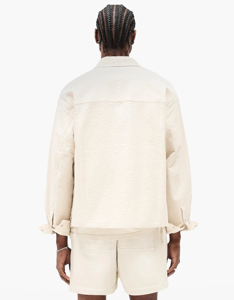 Textured Long Sleeve Shirt