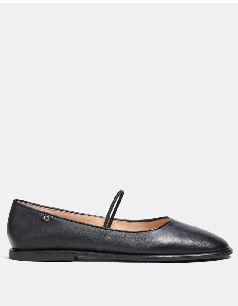 Emilia Leather Mary Jane - Black
