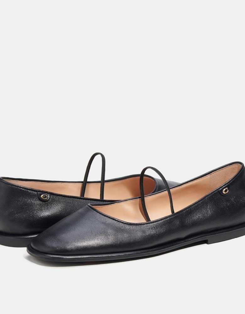 Emilia Leather Mary Jane - Black