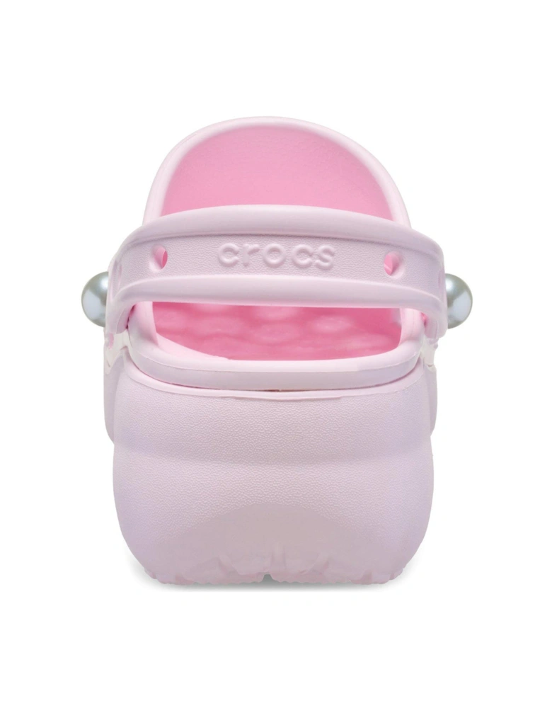 Classic Platform Pearl Clog - Pink