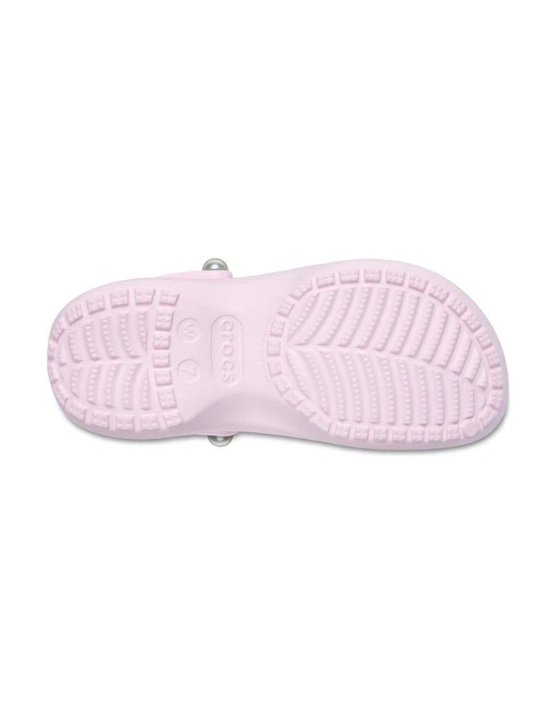 Classic Platform Pearl Clog - Pink