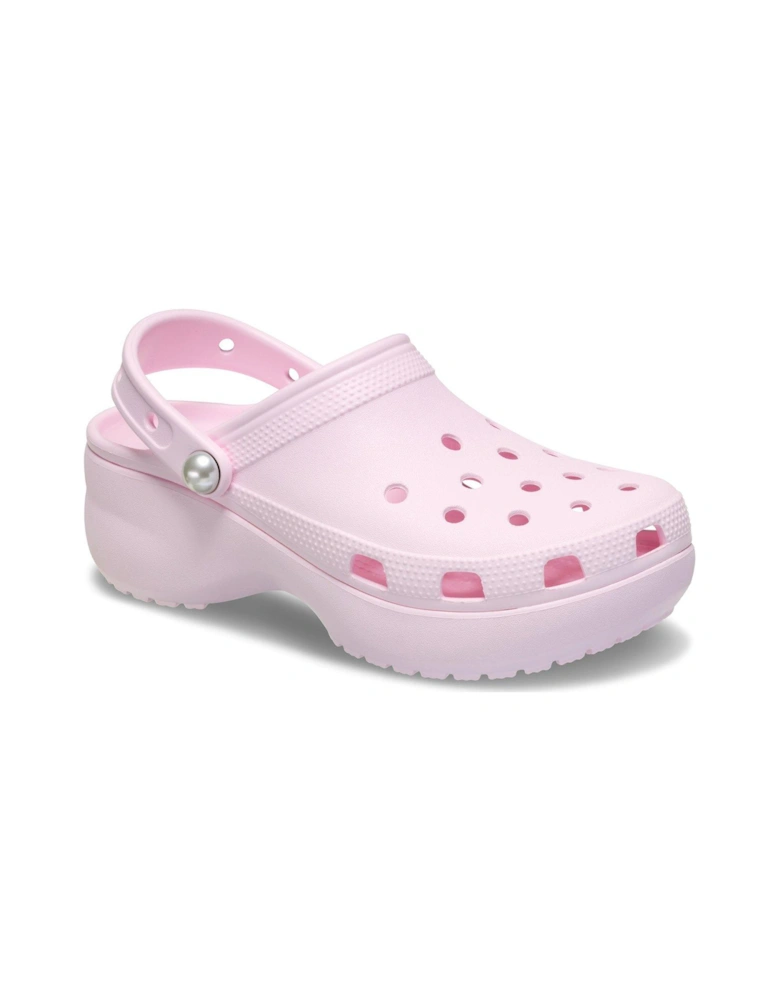 Classic Platform Pearl Clog - Pink