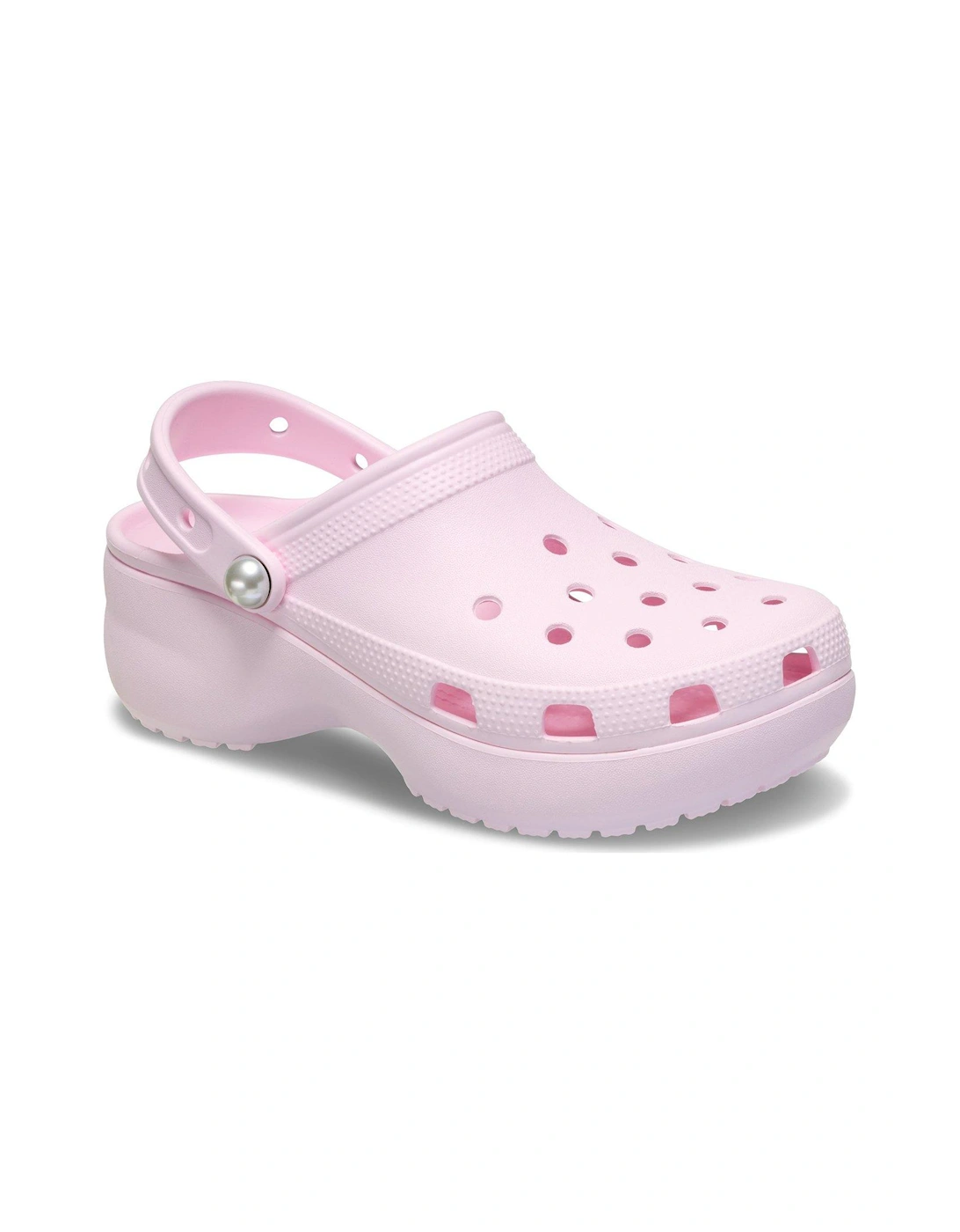 Classic Platform Pearl Clog - Pink