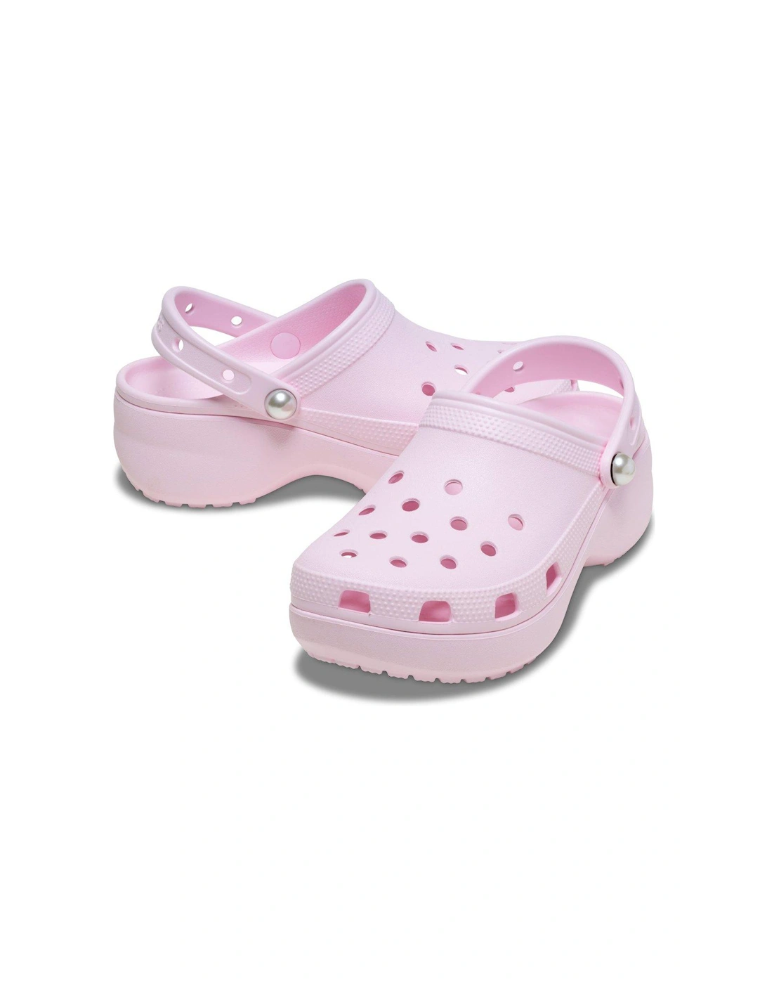 Classic Platform Pearl Clog - Pink