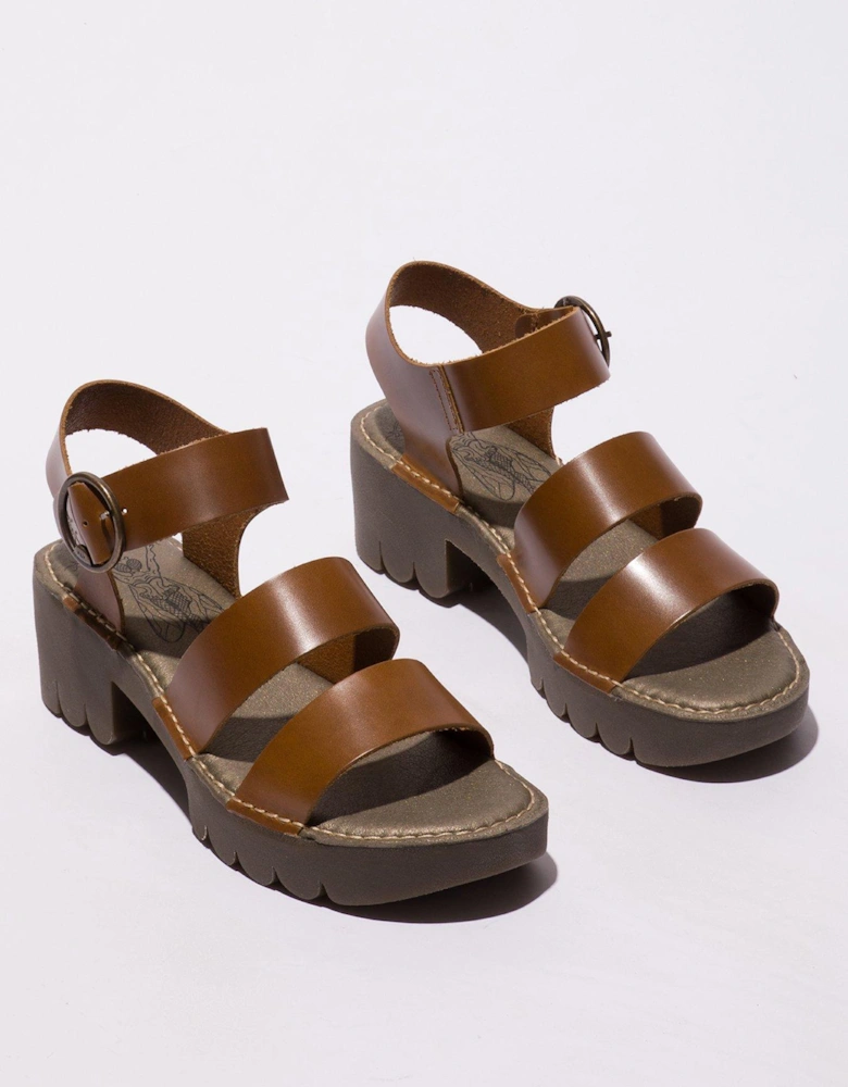 Egly Buckle Sandal - Brown