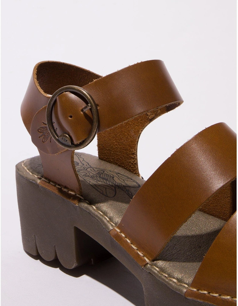 Egly Buckle Sandal - Brown
