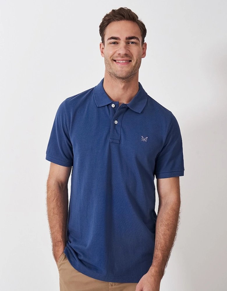 Men's Classic Pique Polo Dark Blue