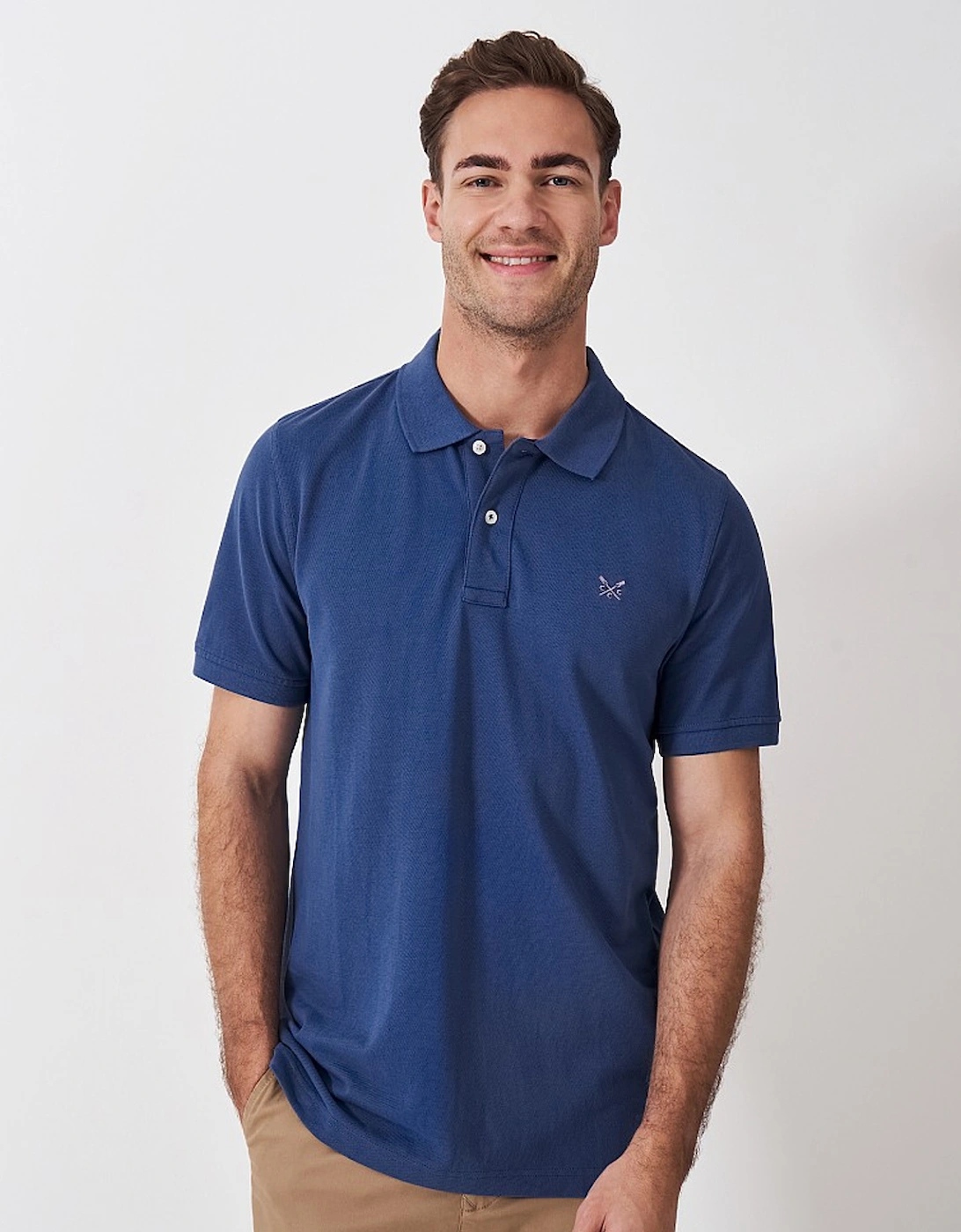 Men's Classic Pique Polo Dark Blue, 6 of 5