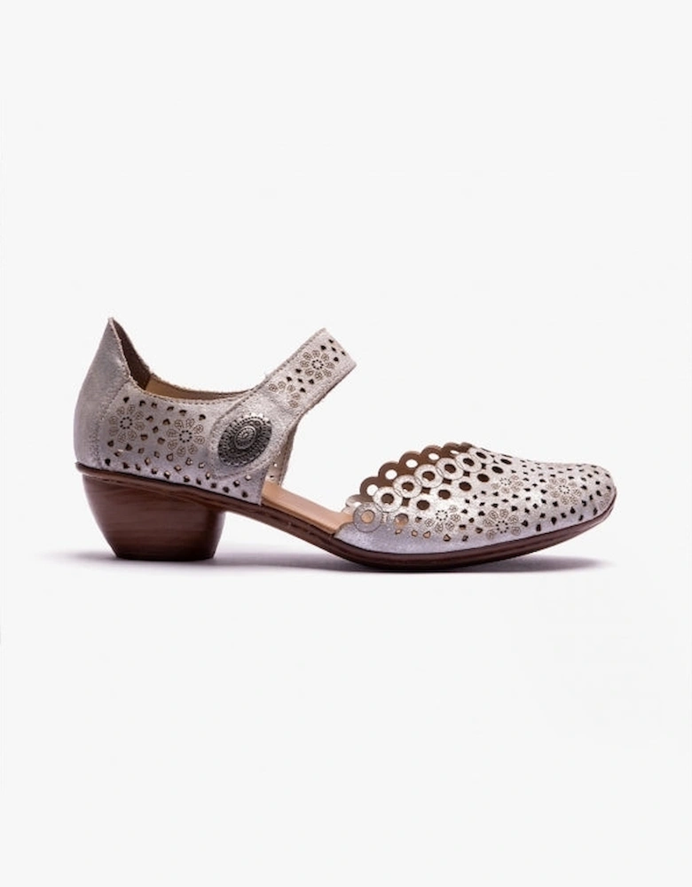 43753-90 Womens Shoes Silver/Platinum