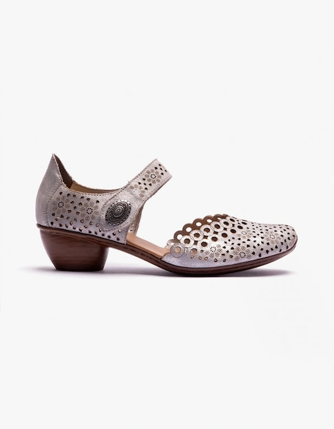 43753-90 Womens Shoes Silver/Platinum, 7 of 6