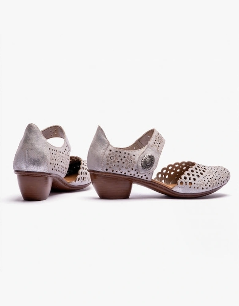 43753-90 Womens Shoes Silver/Platinum