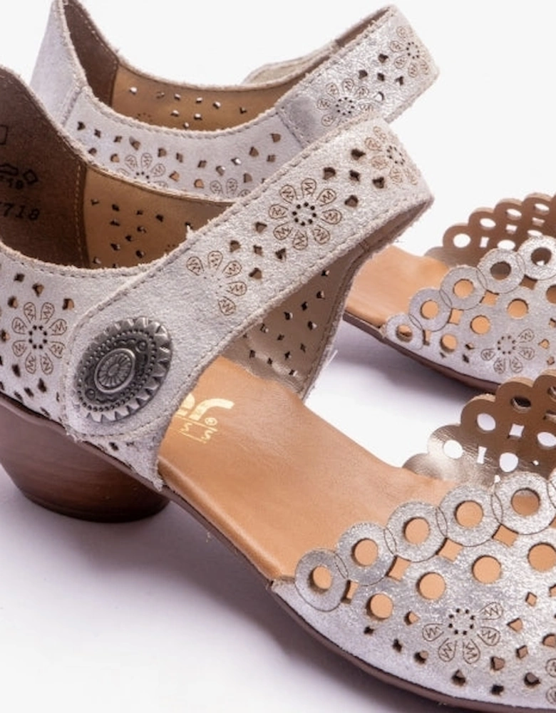 43753-90 Womens Shoes Silver/Platinum
