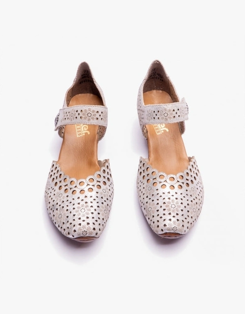 43753-90 Womens Shoes Silver/Platinum