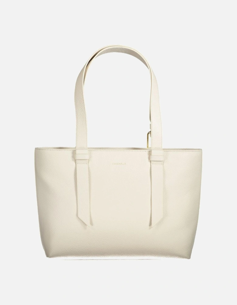 Malory Shoulder Bag with Protective Feet Women - White Handbags
