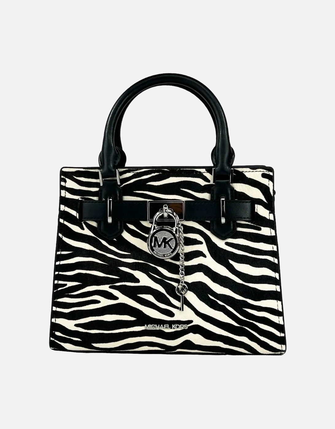 Zebra Print Leather Crossbody Bag Women - Blackwhite Messenger Bags, 5 of 4